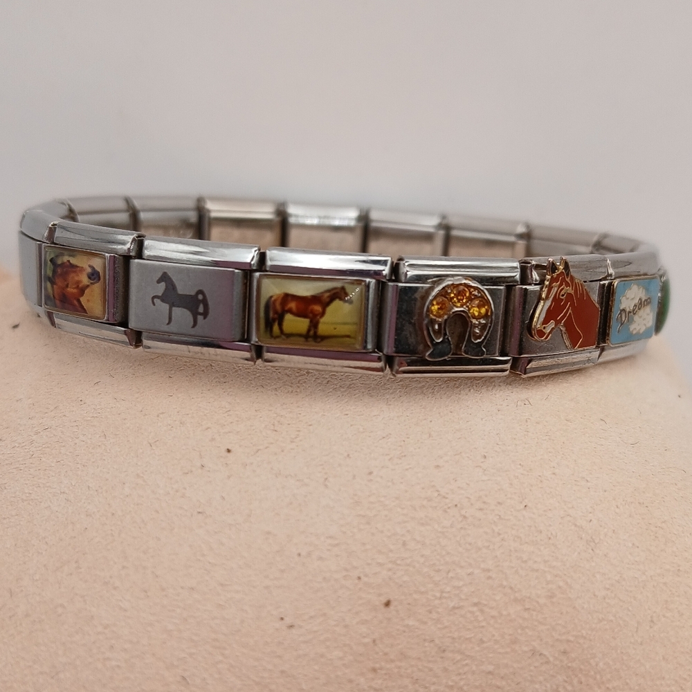 Vintage Y2K Italian Charm Bracelet